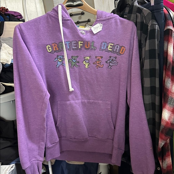 Grateful Dead Dancing Bear Hoodie Sweatshirt - Picture 1 of 4